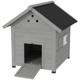 Duck House Pet House (Color: Grey)